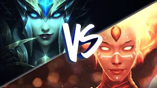 LEAGUE OF LEGENDS vs DOTA 2 - ГРАФИКА