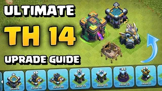 TH14 Upgrade Guide! How To Start Town Hall 14 in 2023 in Clash of Clans