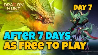 7th Day Progress as Free-to-Play [Inariel Legend Dragon Hunt]