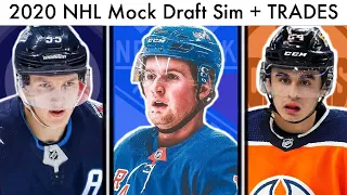 2020 NHL Mock Draft Simulation + MOCK TRADES! (TOP 19 Order Predictions & NY Rangers/Oilers Talk)