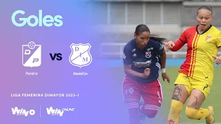 Pereira vs Medellín (Goles) | Liga Femenina BetPlay Dimayor 2023  | Fecha 1