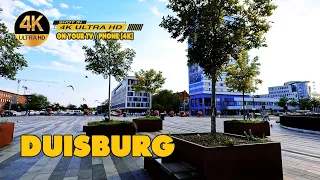 GERMANY 2023 - walk in Duisburg city, very beautiful city - 4K HDR 60fps - [Full-Tour]
