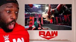 ASUKA VS CHARLOTTE FLAIR | MONDAY NIGHT RAW | REACTION