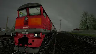 Train simulator classic 3тэ10м Узловая-Венев спасаем грузовой