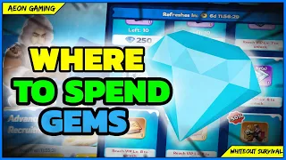 Use Your 💎 Wisely! Here are Some of the Best Places to Spend Gems in Whiteout Survival |Quick Tips|
