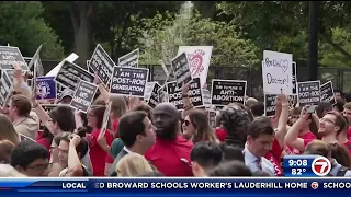 Protests continue after Supreme Court's reversal of Roe v. Wade prompts many states to ban abortions