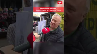 Mężczyzna nie wytrzymał... reporter zapytał go o Donalda Tuska #shorts