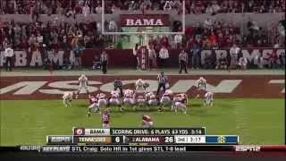 2011 Tennessee vs. #2 Alabama (HD)