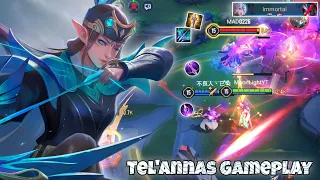 Tel'Annas Dragon Lane Pro Gameplay | Most Amazing Marksman | Arena of Valor Liên Quân mobile CoT