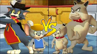 Tom and Jerry in War of the Whiskers Tom And Nibbles Vs Spike And Tyke (Master Difficulty)