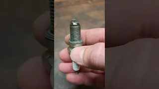 one minute to fix it,  spark plug gapping.