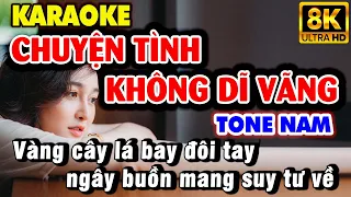 Karaoke CHUYỆN TÌNH KHÔNG DĨ VÃNG Tone Nam | Nhạc Sống KLA | Karaoke 9669