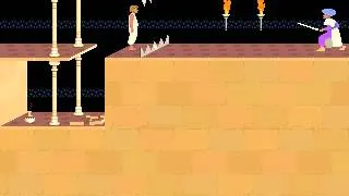 Prince of Persia (1989) [DOS Gameplay Walkthrough] [Level 4]