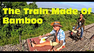 A Train Made Of Bamboo. Battambang Cambodia