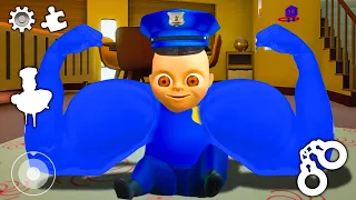 What Happens if we PLAY as POLICE Baby?! The Baby In Yellow Funny Police MOD