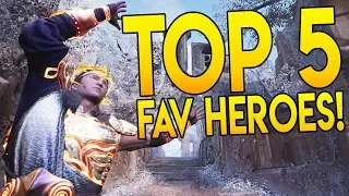 TOP 5 FAVOURITE HEROES in PARAGON (Paragon Top 5 FUN Heroes)