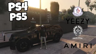 NYC Streetwear OUTFITS in GTA 5 Online ft. Amiri,Chrome Hearts,Moncler,Yeezys..