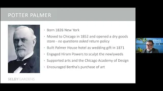 Historical Briefing: Bertha Palmer and Claude Monet