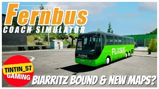 FERNBUS SIMULATOR | BIARRITZ BOUND & NEW MAPS? | PS5 GAMEPLAY #FernbusSimulator
