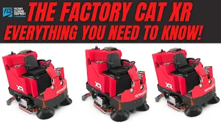 THE FACTORY CAT XR: EVERYTHING YOU NEED TO KNOW ABOUT THIS FLOOR SCRUBBER/SWEEPER!