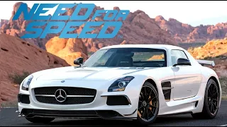 Need for Speed | Most Wanted 2012 | Mercedes Benz SLS AMG (Burning rubber) | Car racing