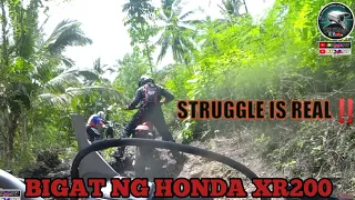 Hard Enduro PH | Going to avocado trail site | Sobrang dulas at putik ng daan | My XR200 trail bike