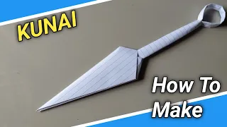 MAKING MINATO KUNAI FROM PAPER (How To Make a Paper Kunai)
