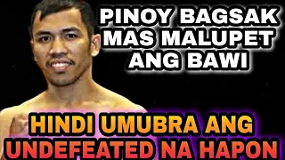 BAGSAK ang UNDEFEATED na HAPON | PINAUNA lang ng PINOY nag ka MALI ng pag pili MATIGAS ang PINOY