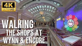 [4K] Walking The Shops at Wynn & Encore - High-End Las Vegas Shopping | Las Vegas Hotel Stores