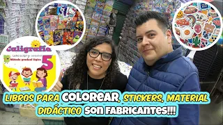 ¿Dónde comprar 🎀 CALCOMANIAS, STIKERS, material didáctico 👑🌈y libros para colorear de fabricantes?