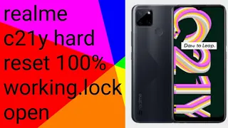 How to Remove Realme Smartphone Password ! realme C21Y petten lock Hard reset