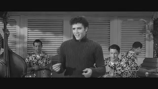 ELVIS PRESLEY - (You're So Square) Baby I Don't Care (DES stereo remix synched to film) 1957