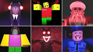 Weird Strict Dad Jumpscare VS 15 Different Weird Strict Jumpscares | ROBLOX