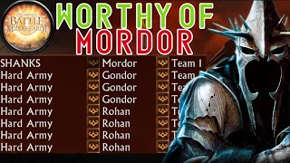 Mordor VS 7 Hard Army | Building An Army Worthy Of Mordor! | BFME1 Gameplay Patch 1.06