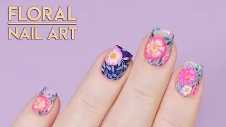 Floral Nail Art - Цветочный дизайн ногтей