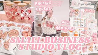 Day in the Life of a Small Business Owner, ASMR Packing Orders, Studio Vlog 045