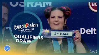 The qualifiers of the first Semi-Final draw their half for the Grand Final