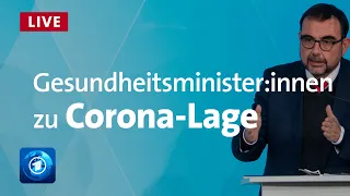 Live: Gesundheitsminister:innen zu Corona-Lage