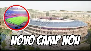 Barcelona mostra imagens inéditas do novo Camp Nou