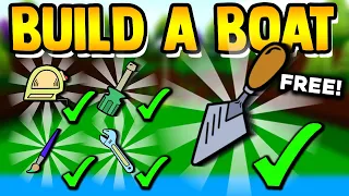 How to get ALL TOOLS for FREE!! | Build a boat for Treasure ROBLOX