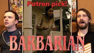 MOVIE REACTION Barbarian (2022) PATRON PICK First Time Watching Reaction/Review