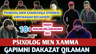 PSIXOLOG MEN XAMMA GAPIMNI ISBOTLAYMAN | ABDUG'ANI AKA ZO'RLAGANI UCHUN MEN MAJBUR KETDIM