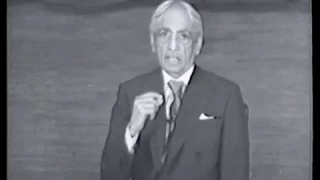 J. Krishnamurti - New York 1971 - Public Talk 2 - What you think, you are