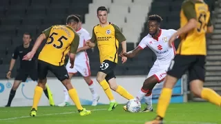 CHECKATRADE TROPHY: MK DONS 2 BRIGHTON & HOVE ALBION 0