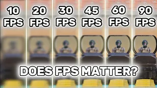 10 FPS vs 20 FPS vs 30 FPS vs 45 FPS vs 60 FPS vs 90 FPS | PUBG MOBILE