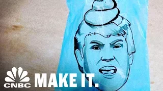 This 31-Year-Old Is Selling Over $150,000 Worth Of Donald Trump Dog Poop Bags A Year | CNBC Make It.