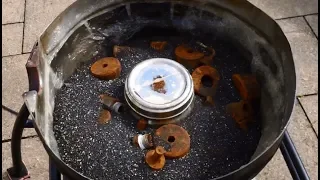 Vibrating Tumbler Part 7, Rust Remover, Cleaning Rusty Metal Parts, Cleaner, Polisher, DIY
