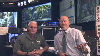 Students visiting Seattle's Museum of Flight chat with International Space Station Controller