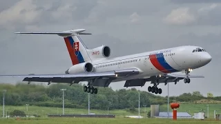 Tupolev TU154, Ilyushin IL96, IL62, Saudi Boeing 777, Luftwaffe & VIP Visits London Stansted Airport