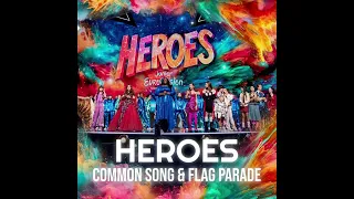 Heroes - Common Song & Flag Parade JESC 2023 - KARAOKE (with backing vocals)